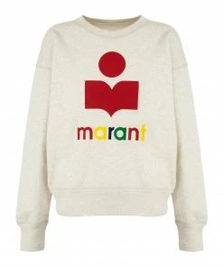 ISABEL MARANT ÉTOILE Sweatshirt Mobyli Coton Écru, Capsule Color Playground