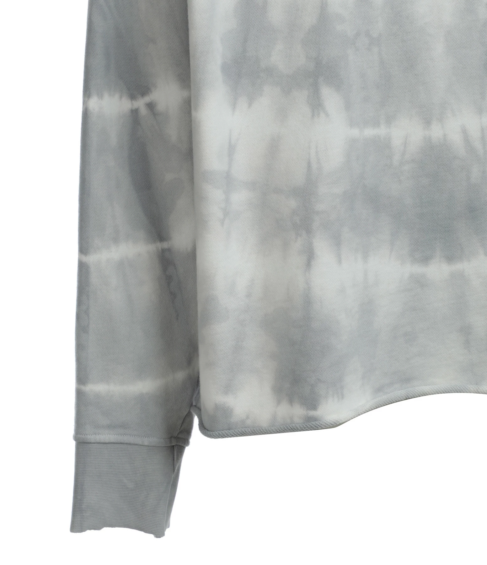 JEANNE VOULAND Sweatshirt Faly Crop Coton Tie And Dye Gris 4 JEANNE VOULAND Sweatshirt Faly Crop Coton Tie And Dye Gris – Image 2