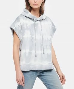 JEANNE VOULAND Sweatshirt Hoodie Gunt Coton Tie And Dye Gris 9 JEANNE VOULAND Sweatshirt Hoodie Gunt Coton Tie And Dye Gris -Boutique MAJESTIC FILATURES unnamed file 1875