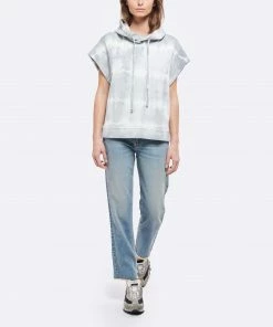 JEANNE VOULAND Sweatshirt Hoodie Gunt Coton Tie And Dye Gris 10 JEANNE VOULAND Sweatshirt Hoodie Gunt Coton Tie And Dye Gris -Boutique MAJESTIC FILATURES unnamed file 1876
