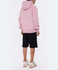AMI PARIS Sweatshirt Hoodie Unisexe Ami De Cœur Coton Biologique Rose Pâle -Boutique MAJESTIC FILATURES unnamed file 1889