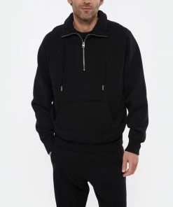 AMI PARIS Sweatshirt Zippé Unisexe Ami De Cœur Coton Biologique Noir -Boutique MAJESTIC FILATURES unnamed file 1899