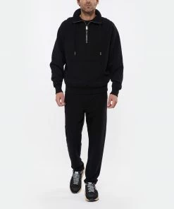 AMI PARIS Sweatshirt Zippé Unisexe Ami De Cœur Coton Biologique Noir -Boutique MAJESTIC FILATURES unnamed file 1900