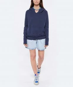 NILI LOTAN Sweatshirt Hoodie Janie Coton Bleu Marine 9 NILI LOTAN Sweatshirt Hoodie Janie Coton Bleu Marine -Boutique MAJESTIC FILATURES unnamed file 1918