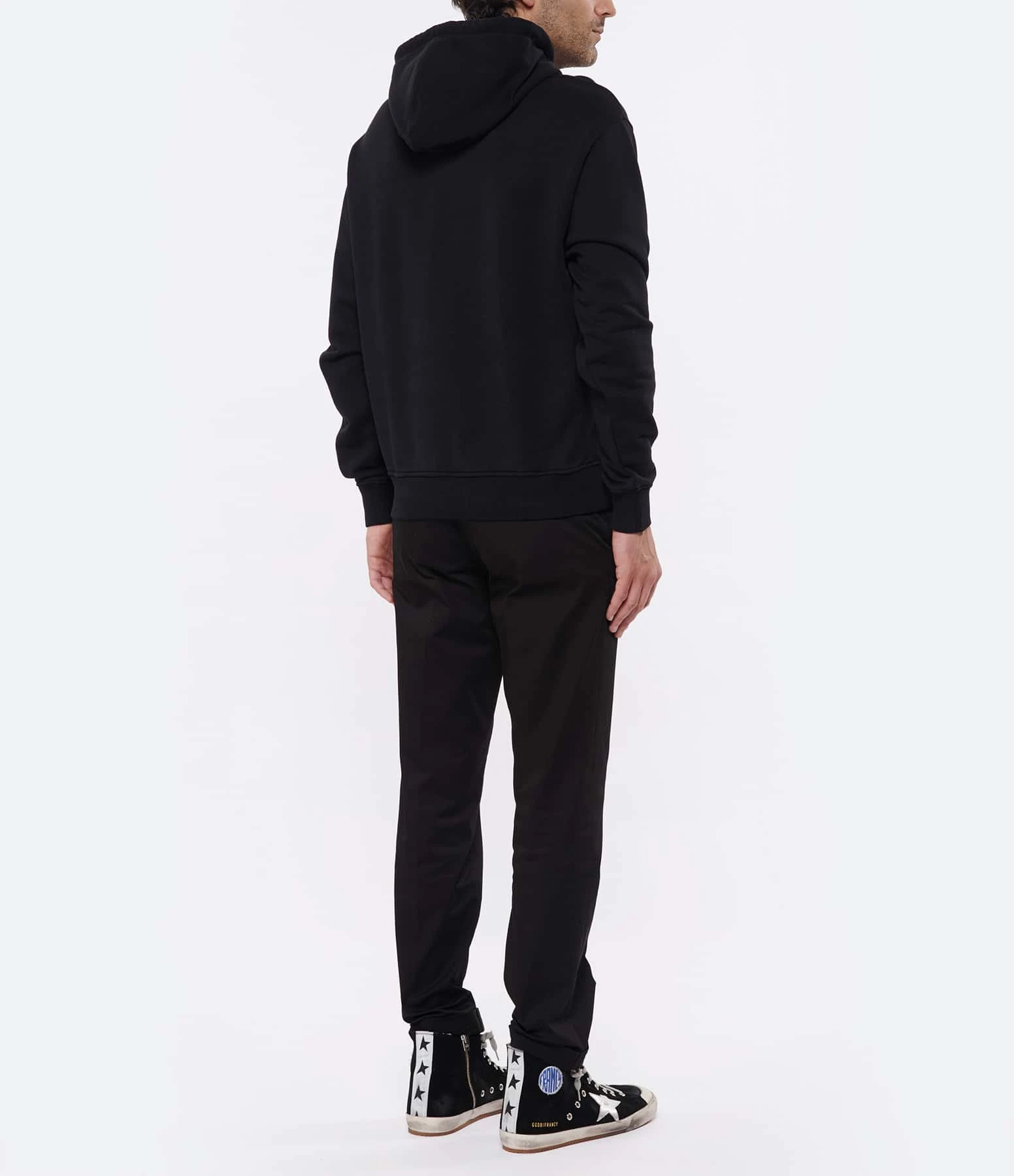 AMI PARIS Sweatshirt Hoodie Unisexe Ami De Cœur Coton Biologique Noir 9 AMI PARIS Sweatshirt Hoodie Unisexe Ami De Cœur Coton Biologique Noir – Image 7