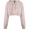 GOLDEN GOOSE Sweatshirt Crop Coton Rose -Boutique MAJESTIC FILATURES unnamed file 1946
