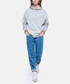 MAISON LABICHE Sweatshirt Unisexe Amour Coton Biologique Gris Clair Chiné -Boutique MAJESTIC FILATURES unnamed file 1955