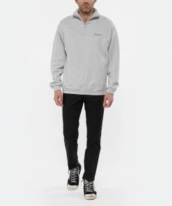 MAISON LABICHE Sweatshirt Unisexe Amour Coton Biologique Gris Clair Chiné -Boutique MAJESTIC FILATURES unnamed file 1958