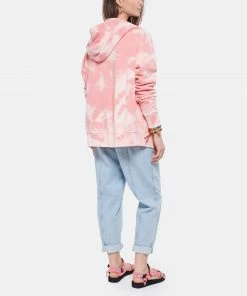 AUTRY Sweatshirt Hoodie Matchpoint Logo Rose -Boutique MAJESTIC FILATURES unnamed file 1983