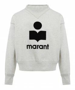 ISABEL MARANT ÉTOILE Sweatshirt Moby Coton Écru