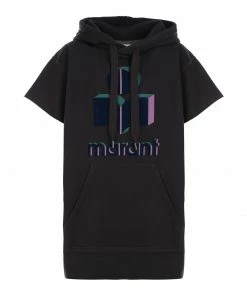 ISABEL MARANT ÉTOILE Sweatshirt Milesy Coton Bleu Nuit