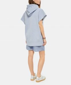 ISABEL MARANT ÉTOILE Sweatshirt Milesy Coton Bleu Clair -Boutique MAJESTIC FILATURES unnamed file 2007