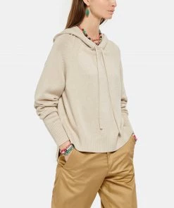 JOSEPH Sweatshirt Hoodie Soie Coton Beige -Boutique MAJESTIC FILATURES unnamed file 2010