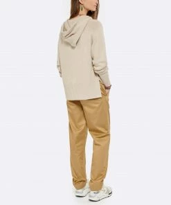 JOSEPH Sweatshirt Hoodie Soie Coton Beige -Boutique MAJESTIC FILATURES unnamed file 2012