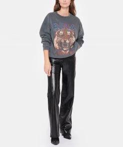 ANINE BING Sweatshirt Tiger Coton Organique Gris 10 ANINE BING Sweatshirt Tiger Coton Organique Gris -Boutique MAJESTIC FILATURES unnamed file 2016