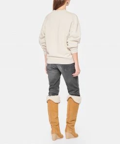 ANINE BING Sweatshirt Tiger Coton Organique Stone 11 ANINE BING Sweatshirt Tiger Coton Organique Stone -Boutique MAJESTIC FILATURES unnamed file 2022