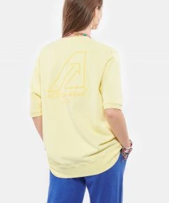AUTRY Sweatshirt Matchpoint Arrow Jaune -Boutique MAJESTIC FILATURES unnamed file 2030
