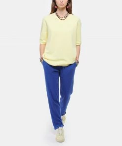 AUTRY Sweatshirt Matchpoint Arrow Jaune -Boutique MAJESTIC FILATURES unnamed file 2031