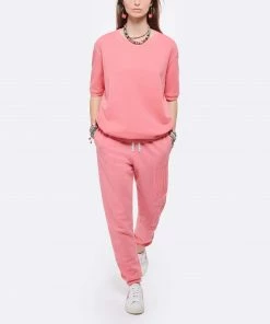 AUTRY Sweatshirt Matchpoint Arrow Rose -Boutique MAJESTIC FILATURES unnamed file 2036