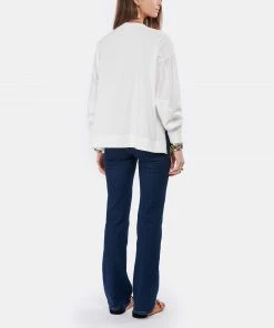 CT PLAGE Sweatshirt Coton Blanc -Boutique MAJESTIC FILATURES unnamed file 2054