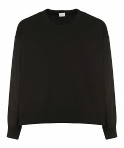 CT PLAGE Sweatshirt Coton Noir