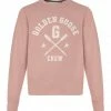 GOLDEN GOOSE Sweatshirt Crew Coton Vieux Rose -Boutique MAJESTIC FILATURES unnamed file 2065