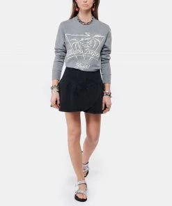 GOLDEN GOOSE Sweatshirt South Beach Miami Coton Gris -Boutique MAJESTIC FILATURES unnamed file 2073