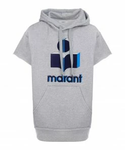 ISABEL MARANT ÉTOILE Sweatshirt Milesy Coton Gris