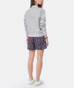 ISABEL MARANT ÉTOILE Sweatshirt Moby Coton Gris -Boutique MAJESTIC FILATURES unnamed file 2089