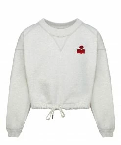 ISABEL MARANT ÉTOILE Sweatshirt Margo Coton Gris
