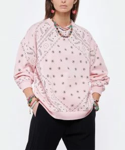 ARIZONA LOVE Sweatshirt Coton Bandana Rose -Boutique MAJESTIC FILATURES unnamed file 2108