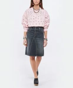 ARIZONA LOVE Sweatshirt Coton Bandana Rose -Boutique MAJESTIC FILATURES unnamed file 2111