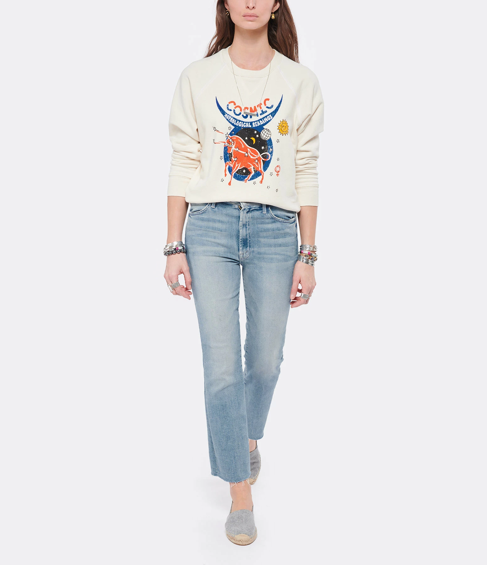 MOTHER Sweatshirt The Square Coton Cosmic 6 MOTHER Sweatshirt The Square Coton Cosmic – Image 4