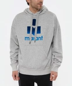 ISABEL MARANT ÉTOILE Sweatshirt Mansel Coton Gris -Boutique MAJESTIC FILATURES unnamed file 2137