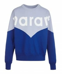 ISABEL MARANT ÉTOILE Sweatshirt Houston Coton Bleu