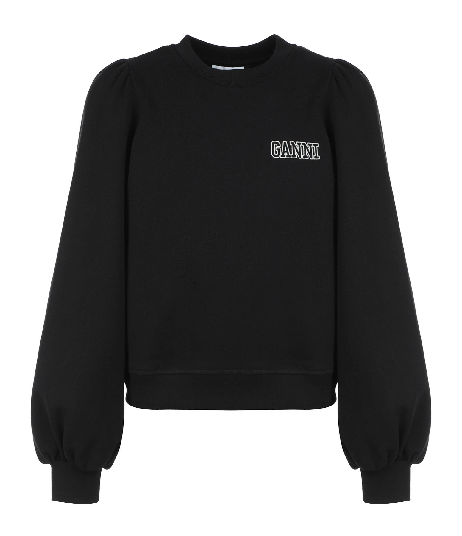 GANNI Sweatshirt Software Isoli Noir 3 GANNI Sweatshirt Software Isoli Noir