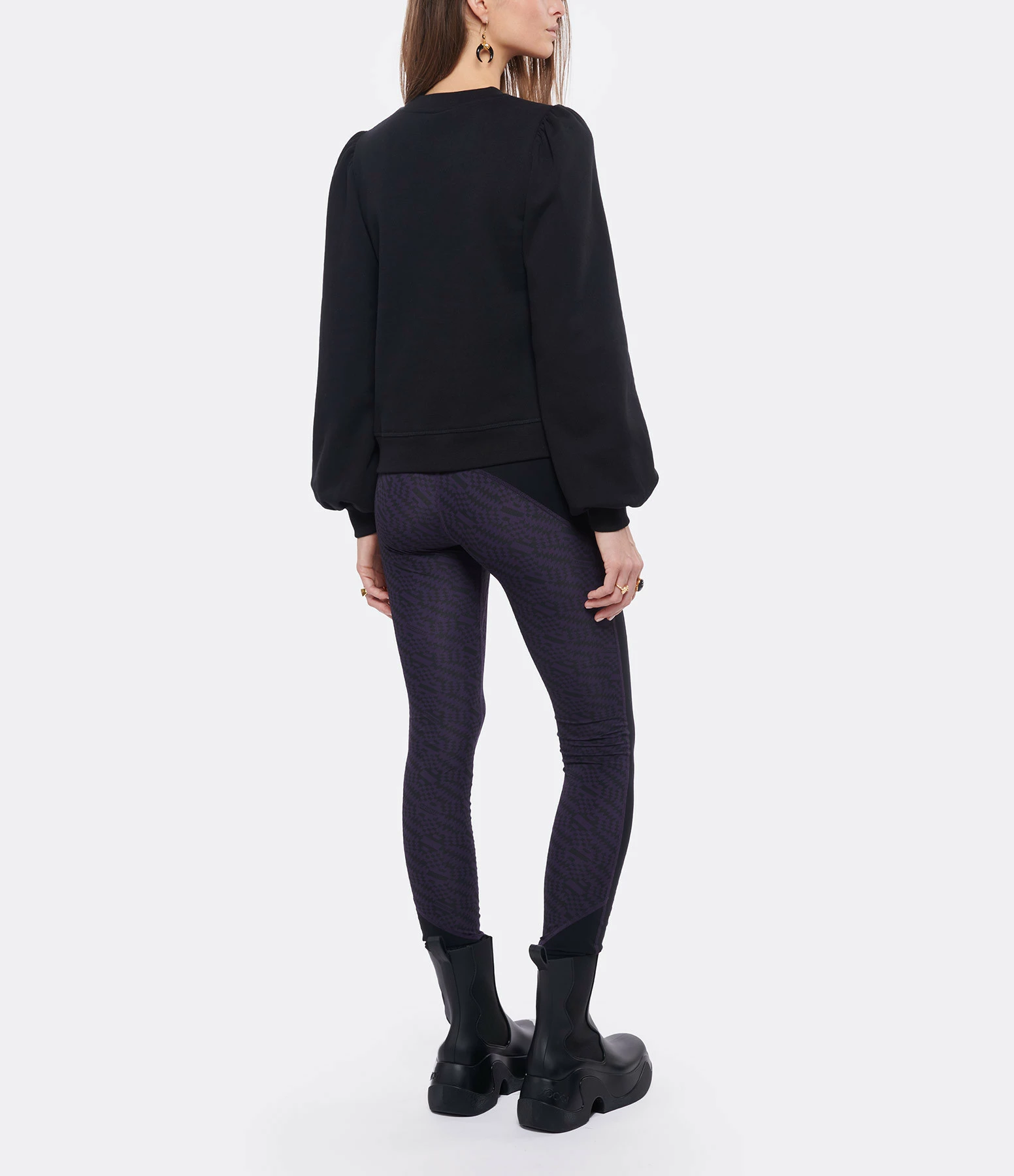 GANNI Sweatshirt Software Isoli Noir 7 GANNI Sweatshirt Software Isoli Noir – Image 5