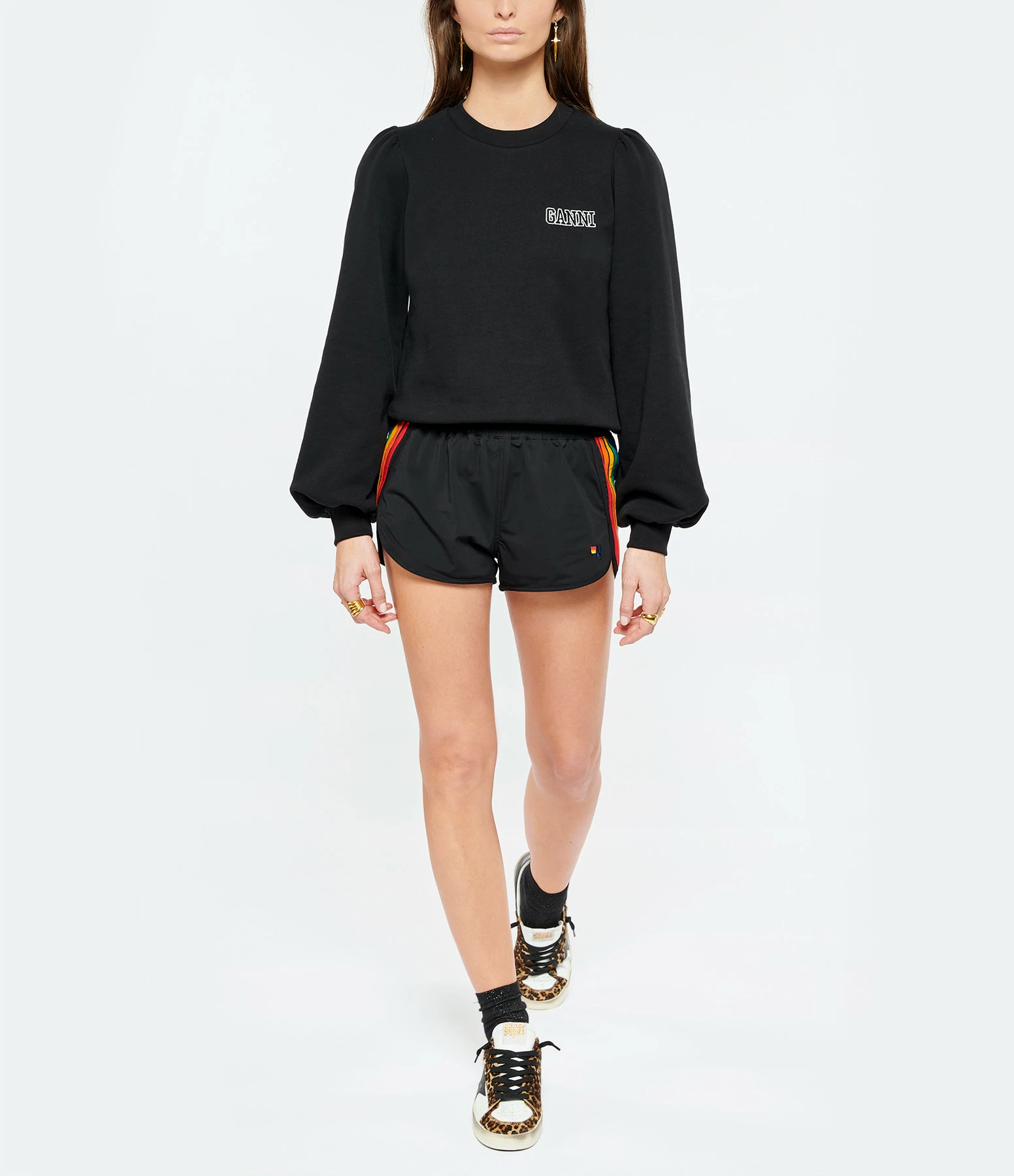 GANNI Sweatshirt Software Isoli Noir 8 GANNI Sweatshirt Software Isoli Noir – Image 6
