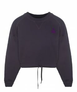 ISABEL MARANT ÉTOILE Sweatshirt Margo Coton Bleu Nuit