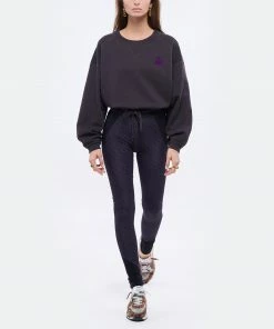 ISABEL MARANT ÉTOILE Sweatshirt Margo Coton Bleu Nuit -Boutique MAJESTIC FILATURES unnamed file 2177
