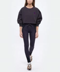 ISABEL MARANT ÉTOILE Sweatshirt Margo Coton Bleu Nuit -Boutique MAJESTIC FILATURES unnamed file 2179
