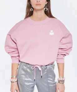 ISABEL MARANT ÉTOILE Sweatshirt Margo Coton Rose Clair -Boutique MAJESTIC FILATURES unnamed file 2182
