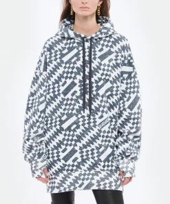 ISABEL MARANT ÉTOILE Sweatshirt Maldy Coton Imprimé Écru Noir -Boutique MAJESTIC FILATURES unnamed file 2187