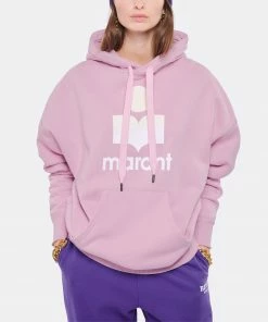 ISABEL MARANT ÉTOILE Sweatshirt Mansel Coton Rose Clair -Boutique MAJESTIC FILATURES unnamed file 2192