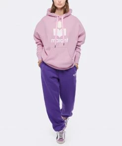 ISABEL MARANT ÉTOILE Sweatshirt Mansel Coton Rose Clair -Boutique MAJESTIC FILATURES unnamed file 2193