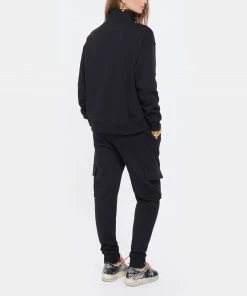 MAISON STANDARDS Sweatshirt Chiara Coton Noir -Boutique MAJESTIC FILATURES unnamed file 2198
