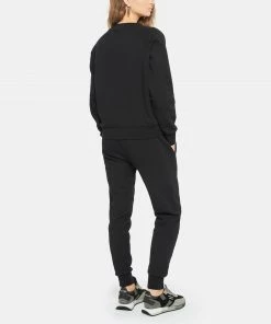 JEANNE VOULAND Sweatshirt Gais Logo JV Molleton Noir 13 JEANNE VOULAND Sweatshirt Gais Logo JV Molleton Noir -Boutique MAJESTIC FILATURES unnamed file 2214