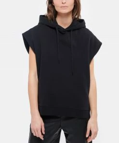 JEANNE VOULAND Sweatshirt Hoodie Sans Manches Gunt Noir 9 JEANNE VOULAND Sweatshirt Hoodie Sans Manches Gunt Noir -Boutique MAJESTIC FILATURES unnamed file 2224