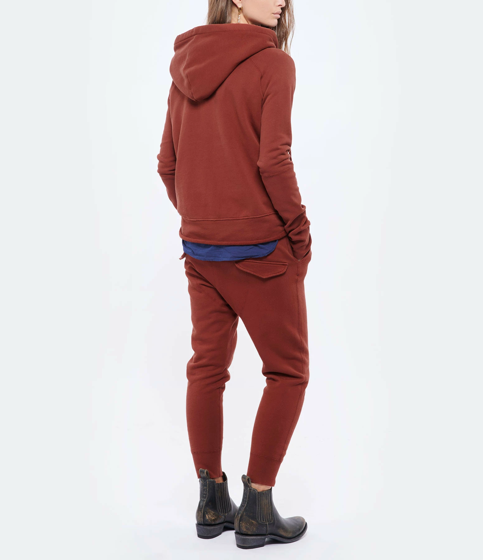 NILI LOTAN Sweatshirt Janie Coton Henné 7 NILI LOTAN Sweatshirt Janie Coton Henné – Image 5