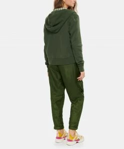 NILI LOTAN Sweatshirt Zippé Callie Vert, Capsule Campus Green -Boutique MAJESTIC FILATURES unnamed file 2241